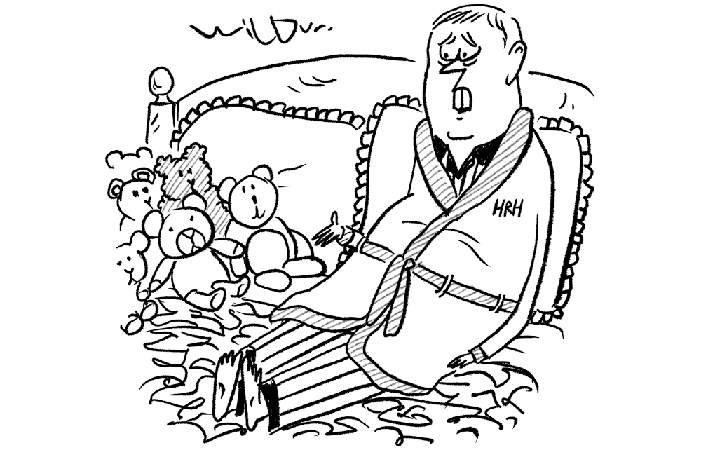 ‘Sorry chaps, the servants won’t work for us any more.’