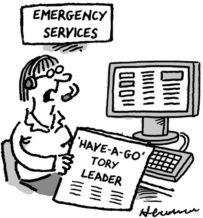 ‘Fire, ambulance, or Kemi Badenoch?’