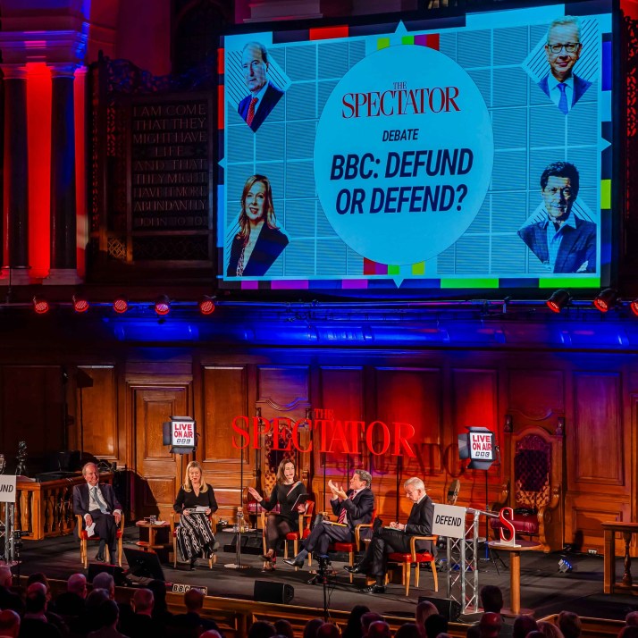 LIVE: Should we defund or defend the BBC? | Michael Gove & Jon Sopel v Charles Moore & Allison Pearson