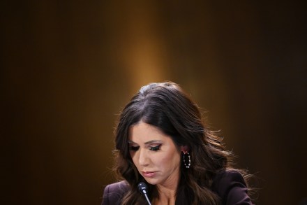 US Homeland Security Secretary Kristi Noem testifies during a Senate Judiciary Committee hearing on oversight of the Department of Homeland Security, on Capitol Hill in Washington, DC on March 3, 2026. (Photo by Mandel NGAN / AFP)