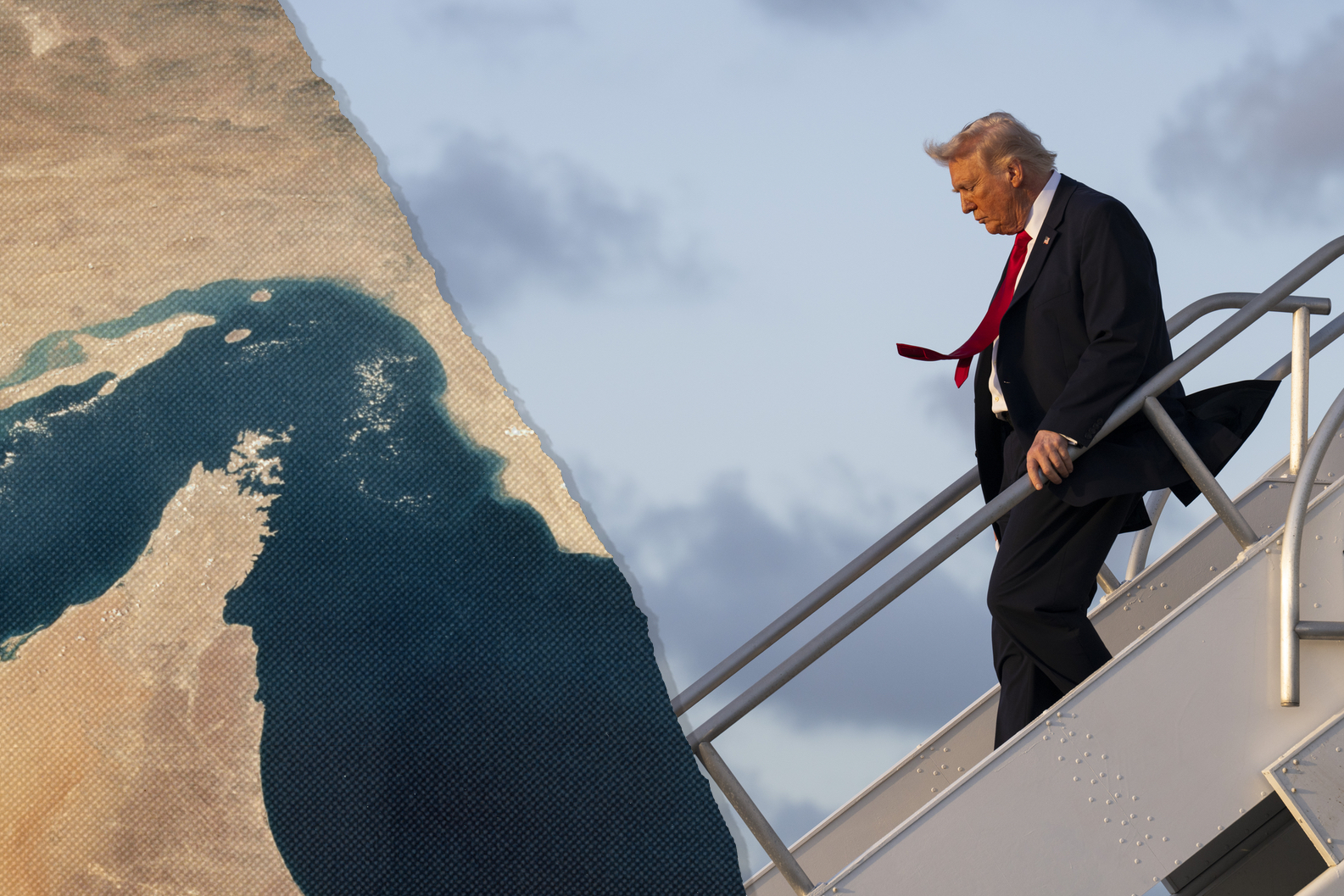 MIAMI, FLORIDA - MARCH 7: U.S. President Donald Trump arrives at Miami International Airport on March 7, 2026. President Trump returned to Miami after attending the Dignified Transfer of six US soldiers killed in Kuwait at the Dover Air Force Base in Dover, Delaware. (Photo by Roberto Schmidt/Getty Images)