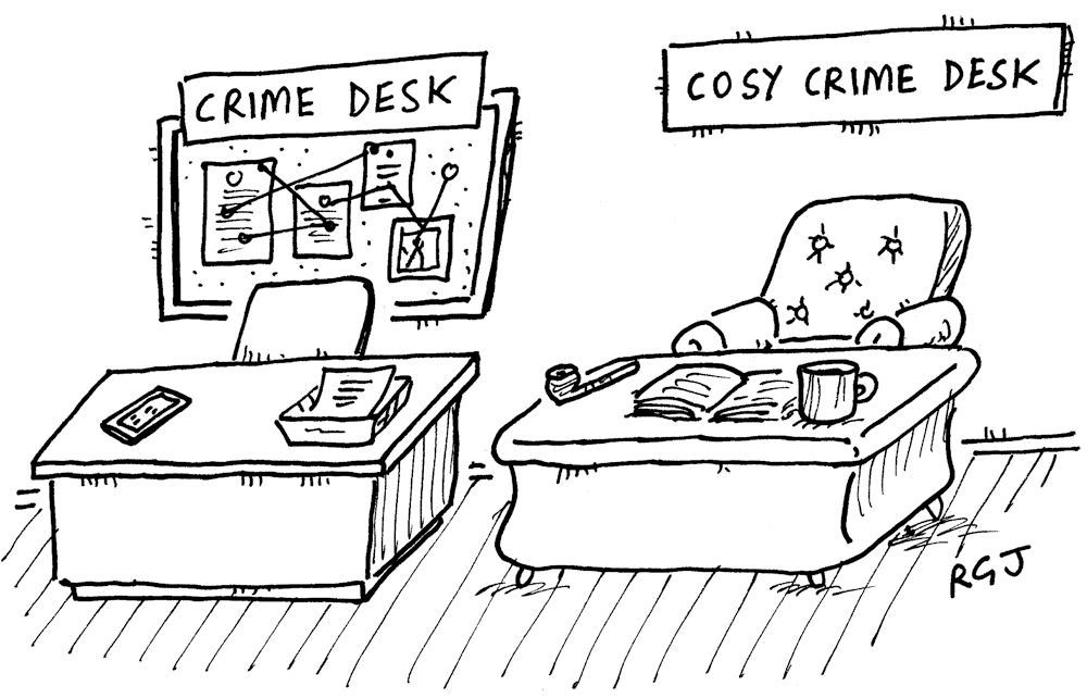 Cosy crime desk