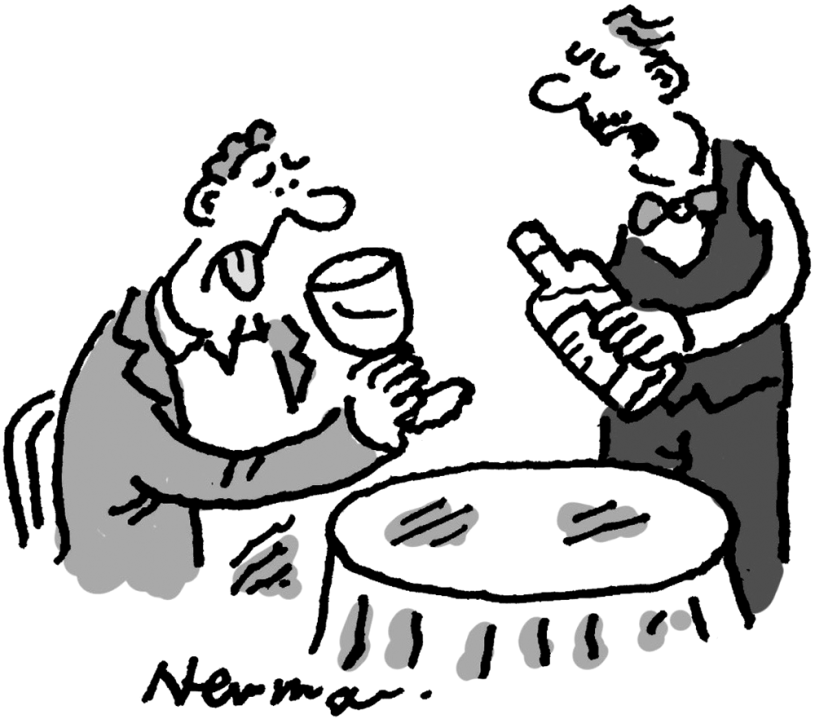 ‘Of course it’s expensive – it tastes like petrol.’