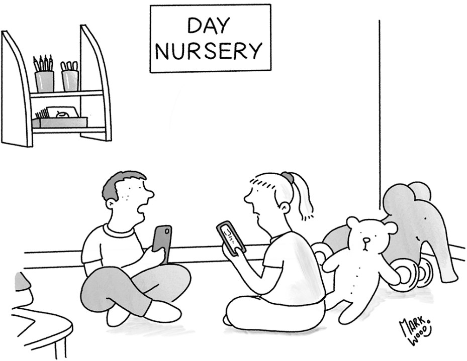 ‘Apparently when you start school you can’t take your phone.’