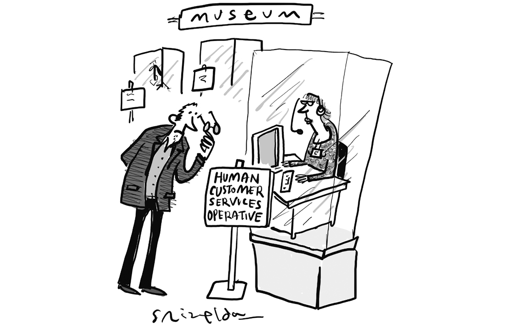 Human customer services operative