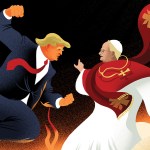 trump pope damian thompson