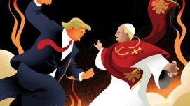 trump pope damian thompson