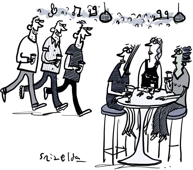 ‘It’s ok, ladies, we’re left-wing men!’
