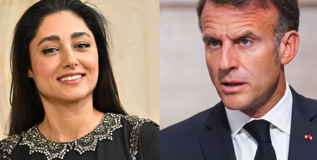 Was Macron slapped because of this Iranian actress?