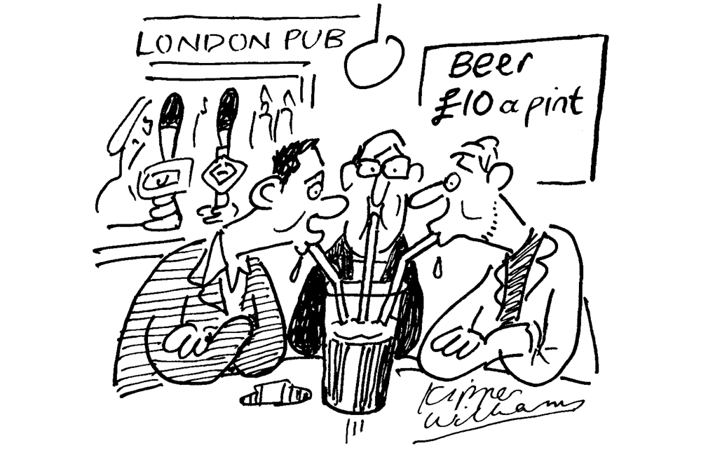 Beer £10 a pint