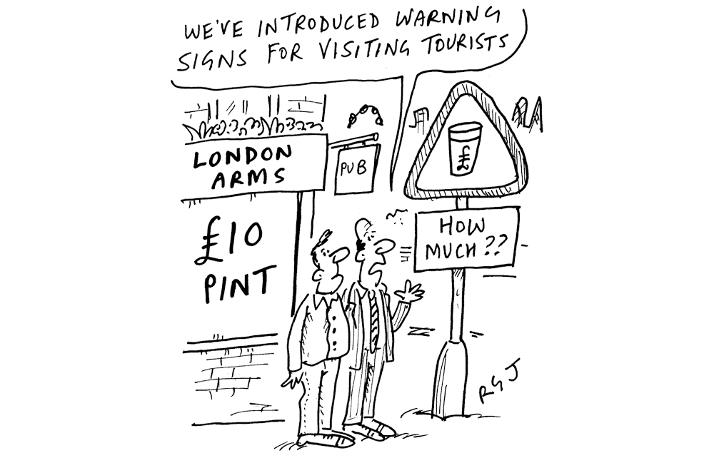 We’ve introduced warning signs for visiting tourists