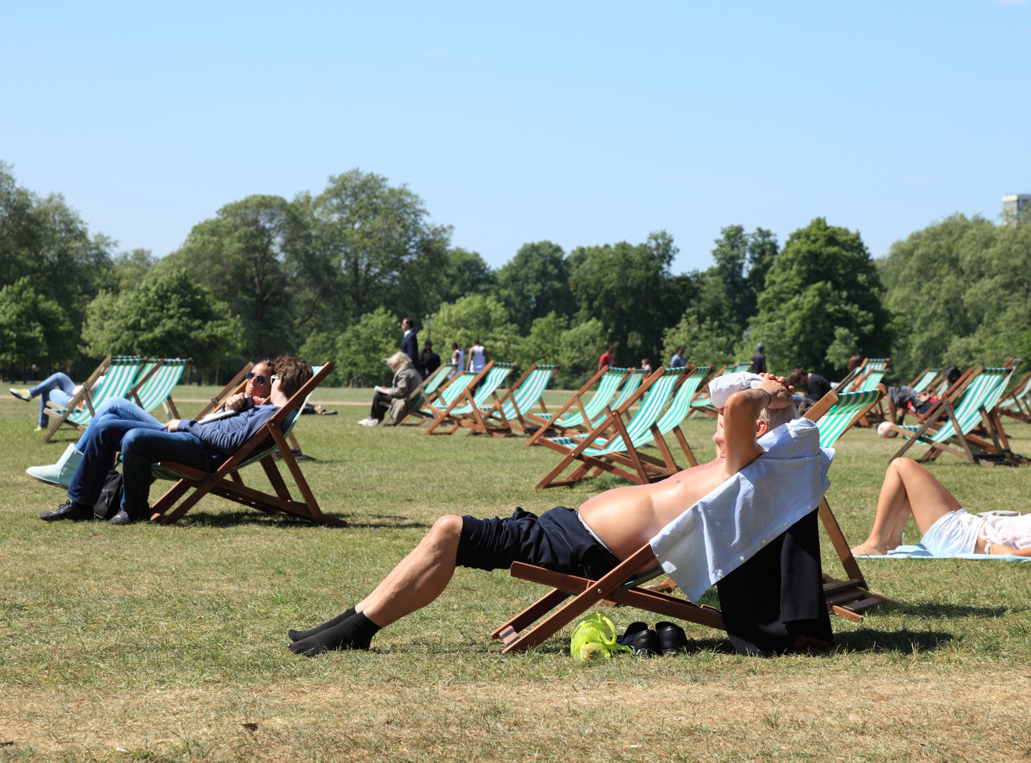 The madness of British sunbathing