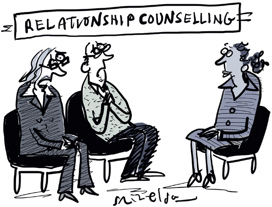 ‘I’m worried we’re becoming a power couple.’