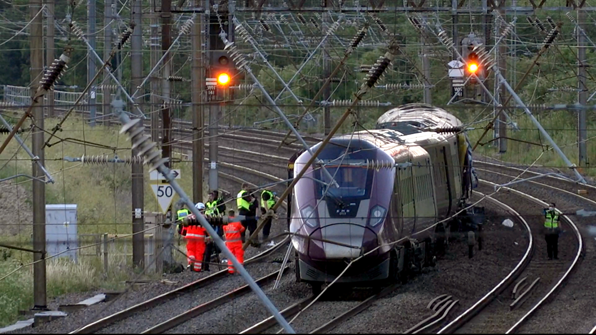 Why did the Bedford train accident happen?