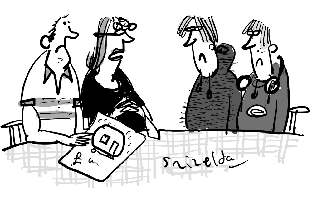 ‘I’m sorry kids, but this year we can only afford to go on the sort of holidays we went on as kids.’