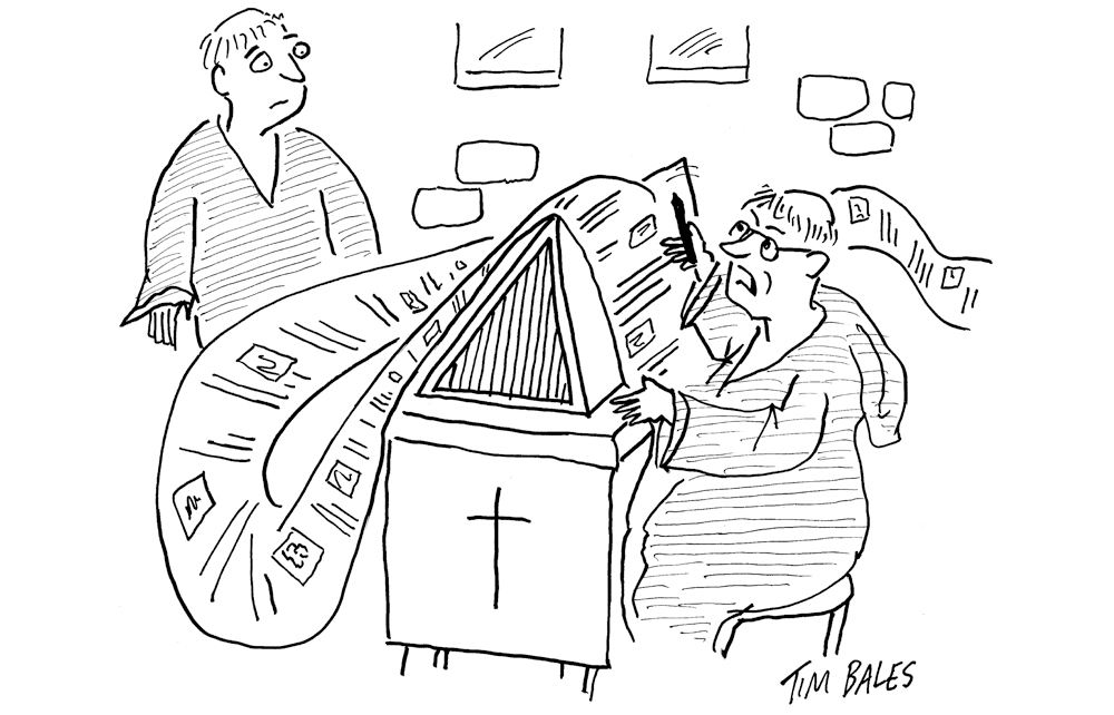 ‘I could kill the rotter who invented the infinite scroll.’