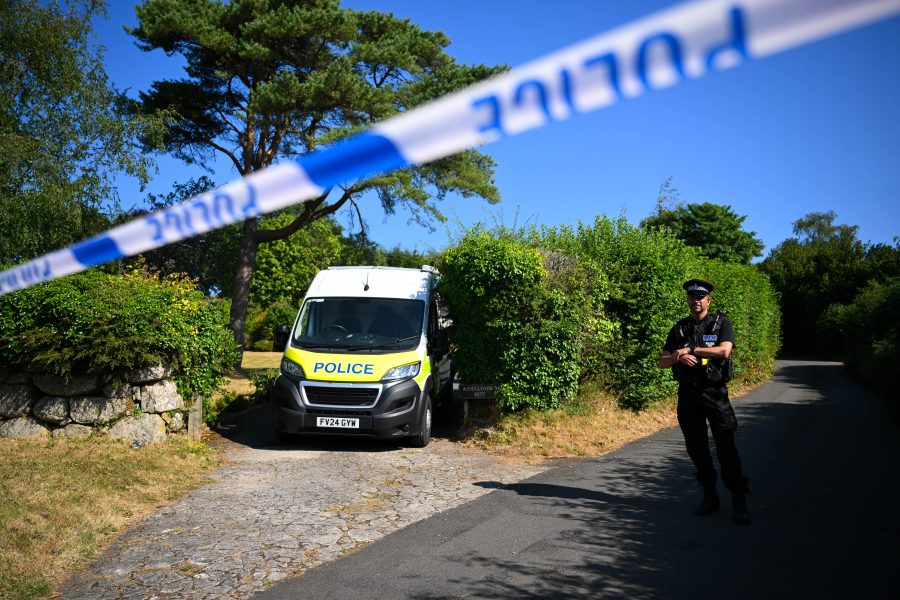 Counter terrorism police investigate Widdecombe murder