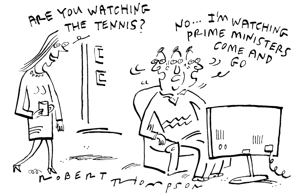 Are you watching the tennis?