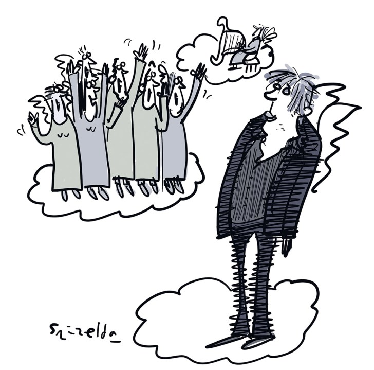‘Hello! We all died laughing at your writing!’