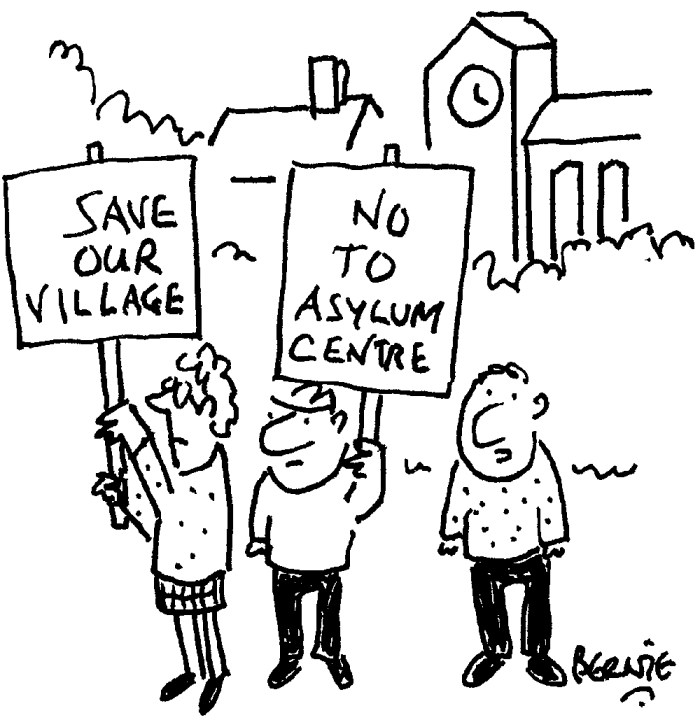 ‘Actually I don’t mind migrants – as long as those ghastly Sussexes don’t move in…’