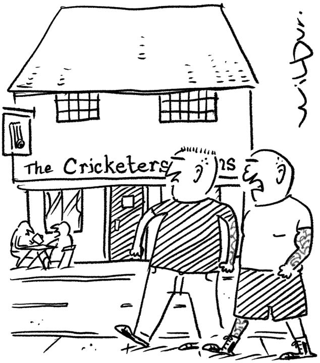 ‘I wouldn’t go in there after dark!’