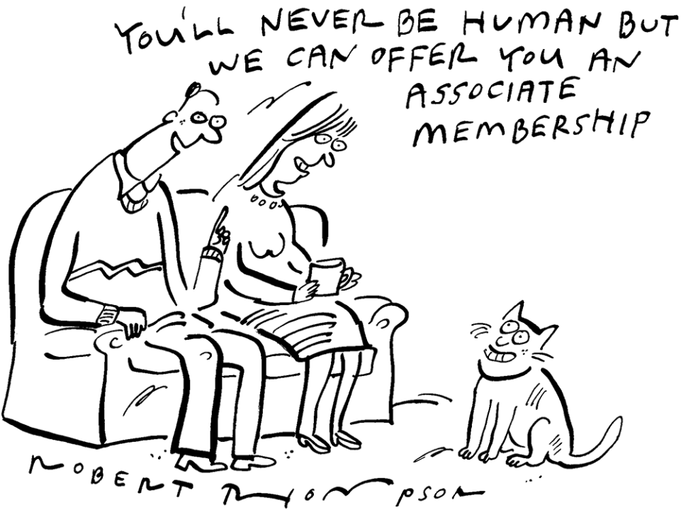 You’ll never be human