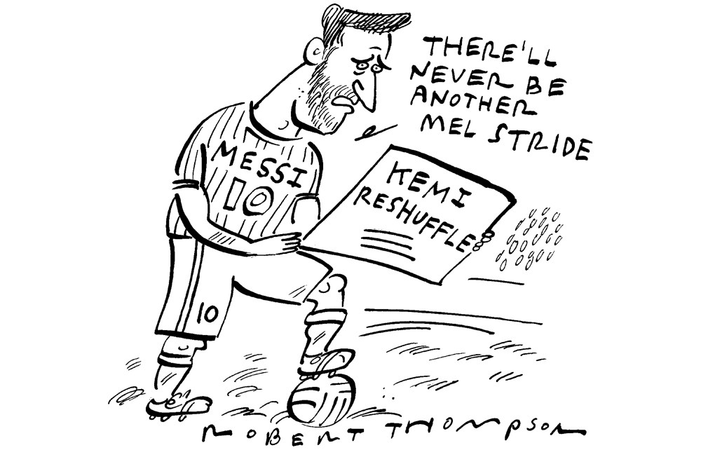 There’ll never be another Mel Stride