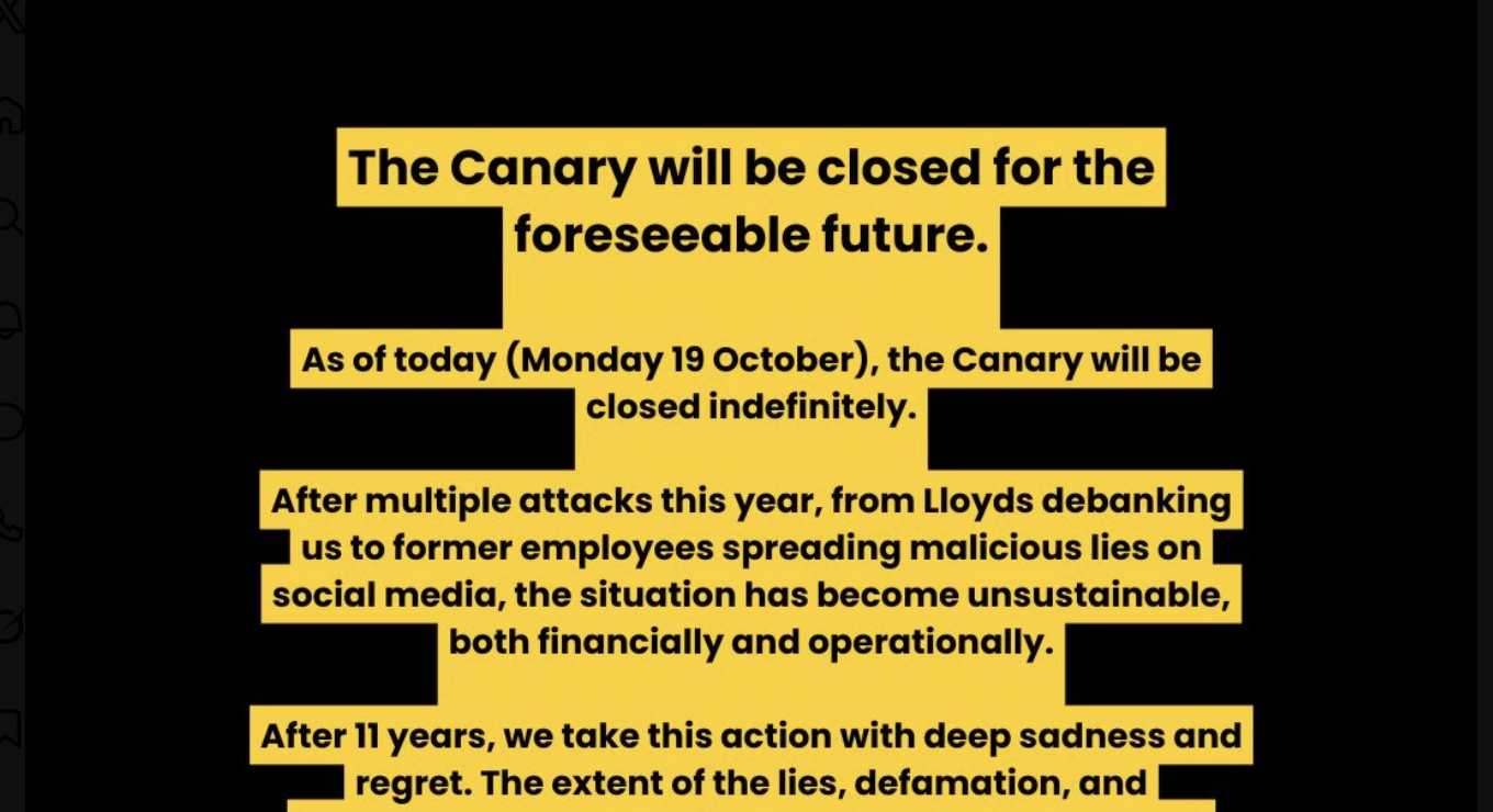The idiocy and profligacy of the left-wing Canary news