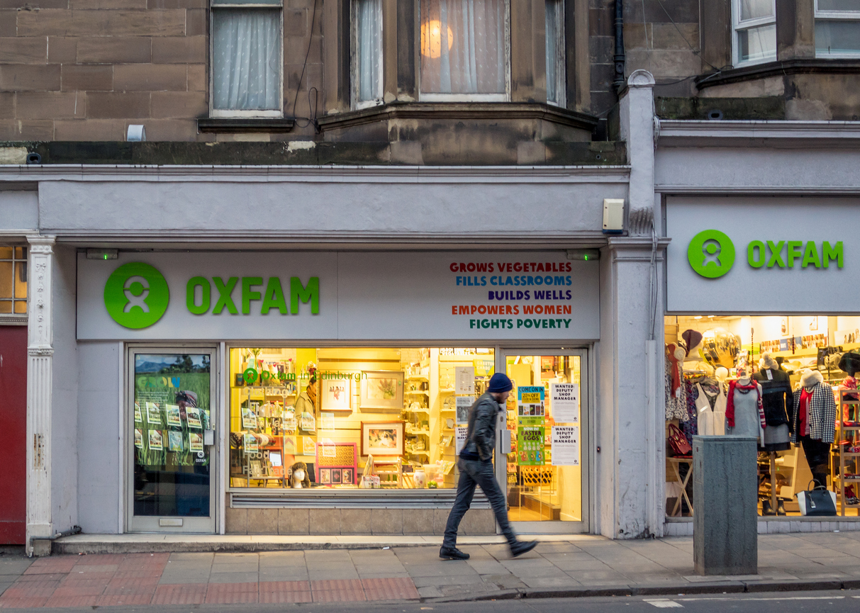 Is Oxfam discriminating against its white employees?
